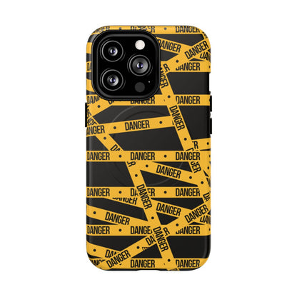 Danger Tape MagSafe Tough iPhone Case – iPhone 13 Pro, Matte