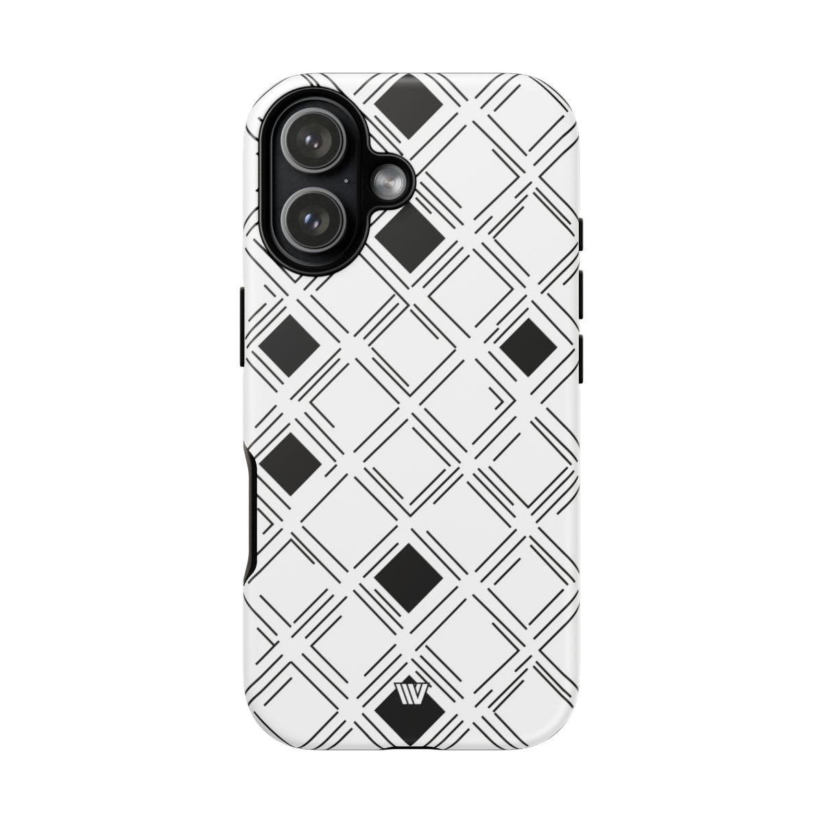 Geometric Focus Tough Phone Case – iPhone 17, Matte