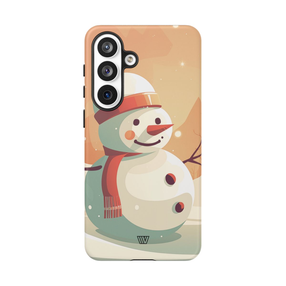 Sunset Snowman Tough Phone Case – Samsung Galaxy S26 Plus, Matte
