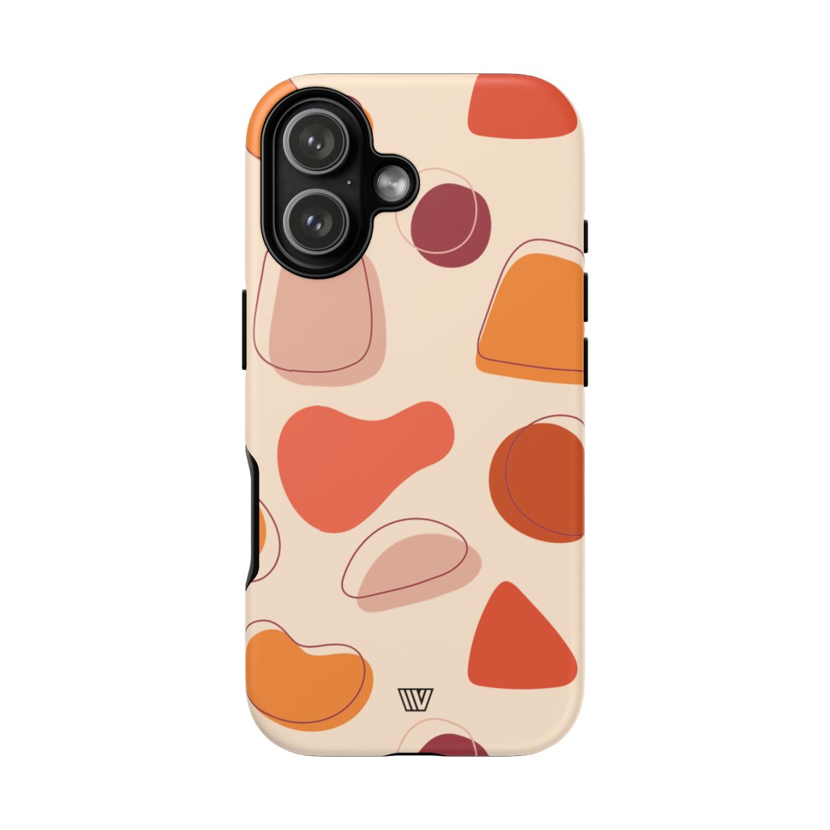 Warm Shapes Tough Phone Case – iPhone 17, Matte