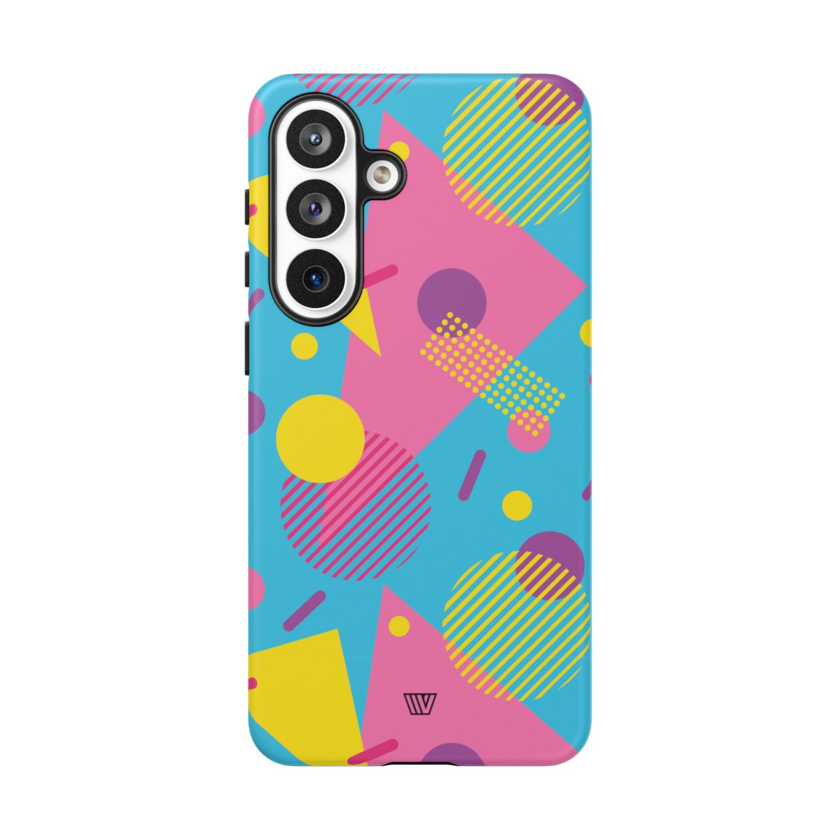 80s / 90s Retro Pattern Light Blue Tough Phone Case – Samsung Galaxy S26 Plus, Matte