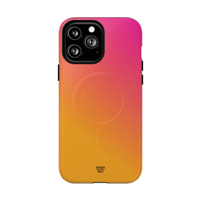 Hot Pink Orange MagSafe Tough iPhone Case – iPhone 13 Pro Max, Glossy