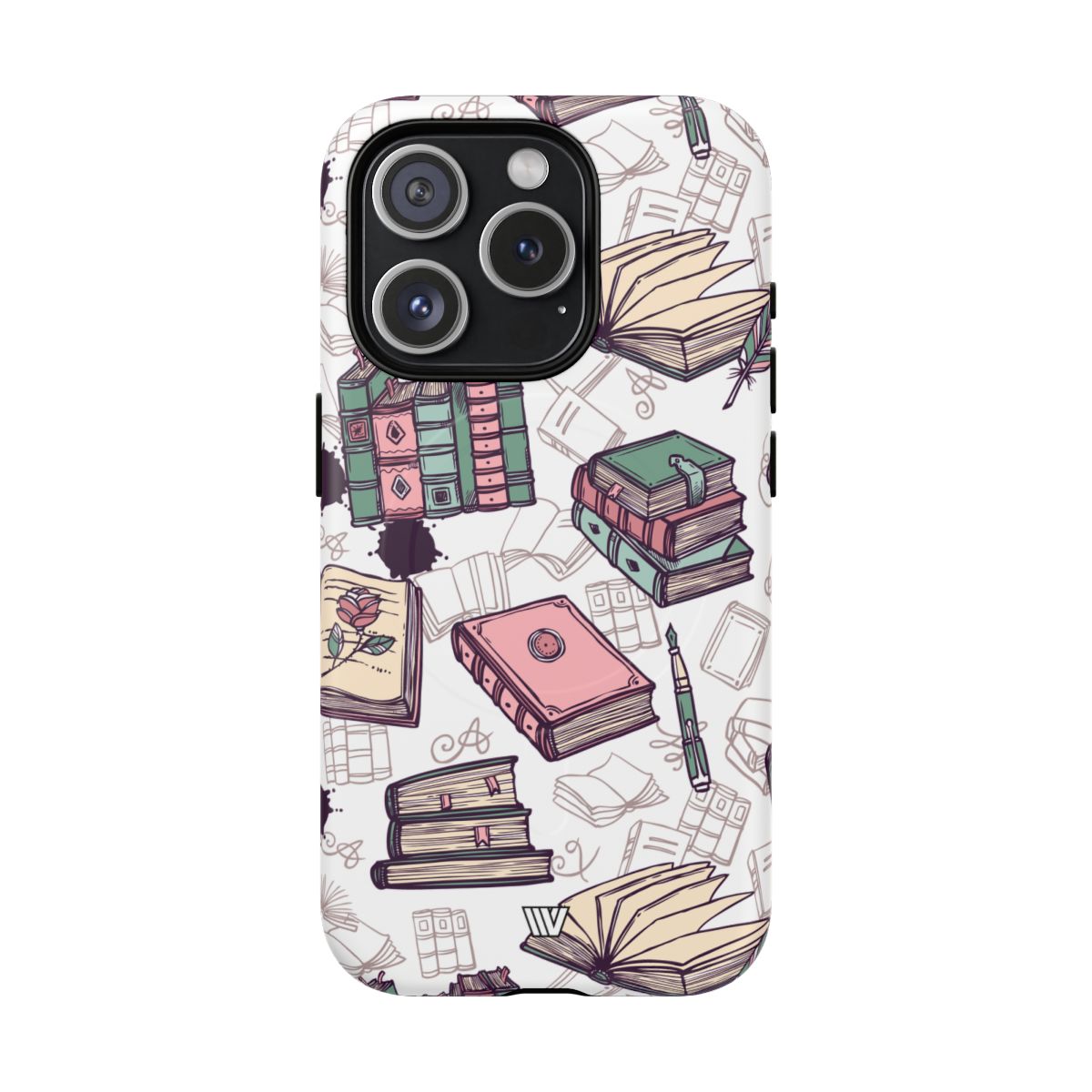 Book Lover MagSafe Tough iPhone Case – iPhone 15 Pro, Matte