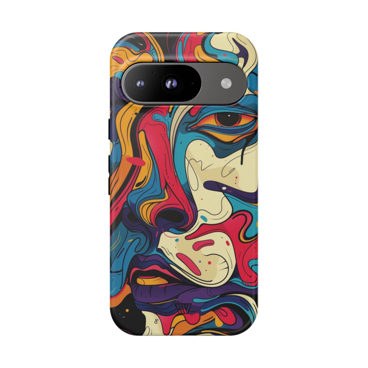Abstract Gaze Tough Phone Case – Google Pixel 9, Matte
