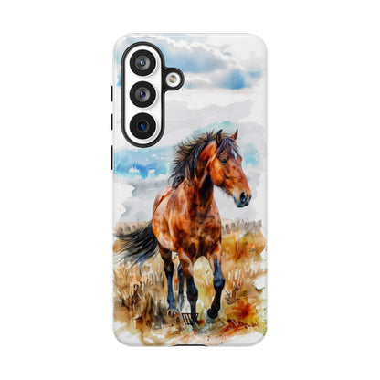 Watercolor Horse Tough Phone Case – Samsung Galaxy S26 Plus, Glossy