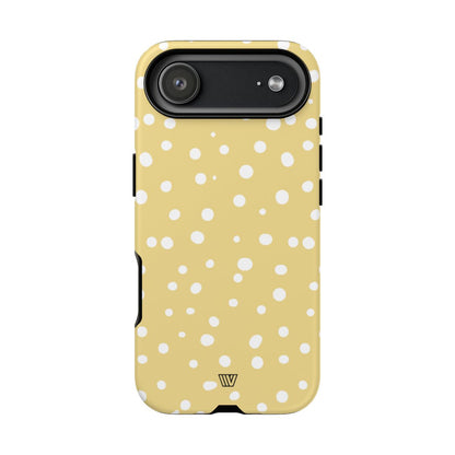 MUTED YELLOW DOTS | Tough Phone Case