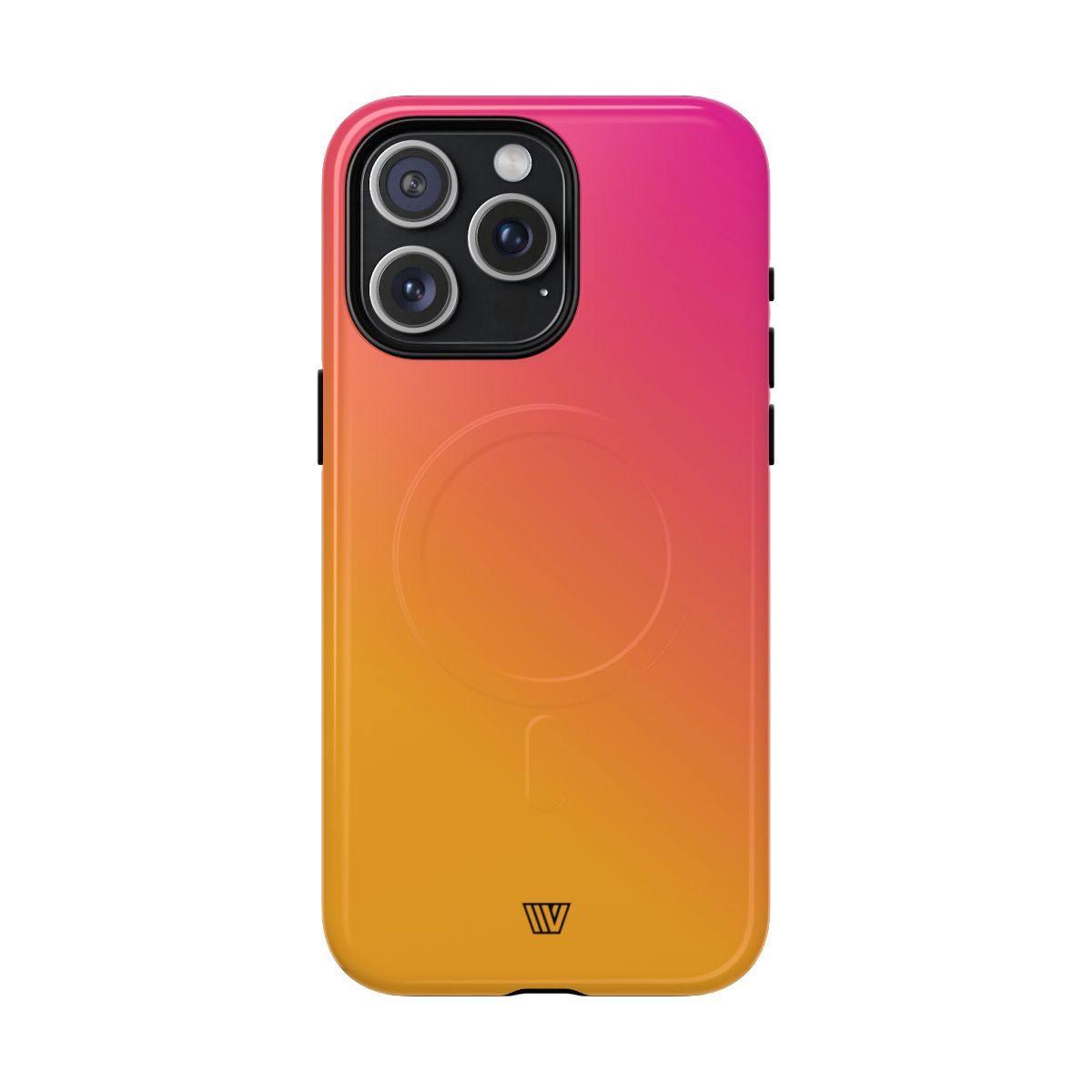 Hot Pink Orange MagSafe Tough iPhone Case – iPhone 15 Pro Max, Glossy