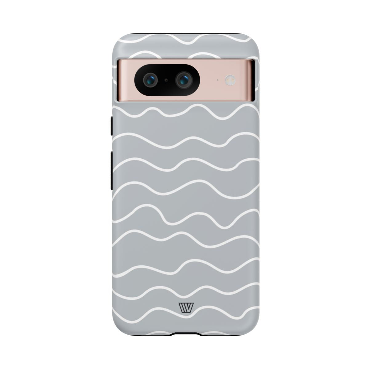 Gray Waves Tough Phone Case – Google Pixel 8, Matte