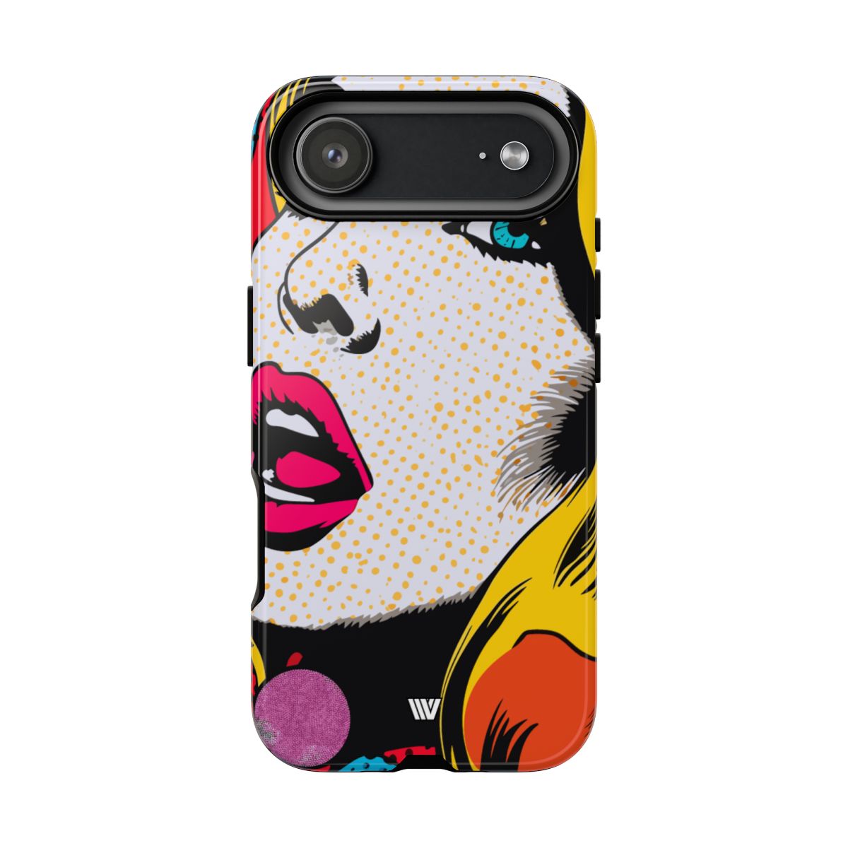 Pop Art Face Tough Phone Case – iPhone 17 Air, Glossy