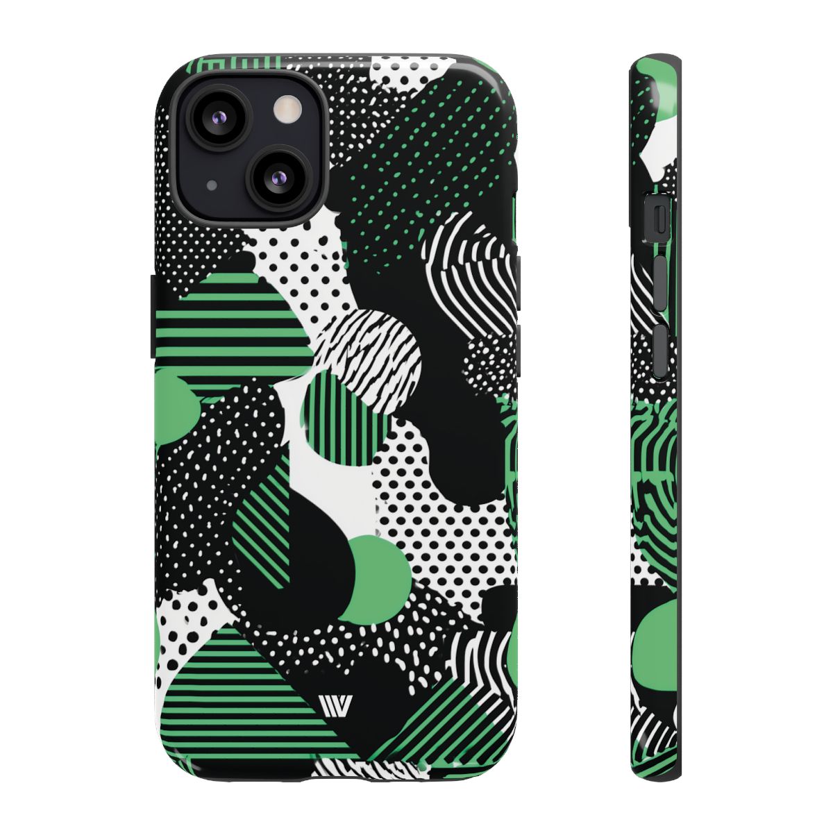 Pattern Clash Tough Phone Case – iPhone 13, Glossy