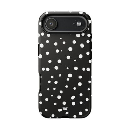 Black and White Dots Tough Phone Case – iPhone 17 Air, Matte