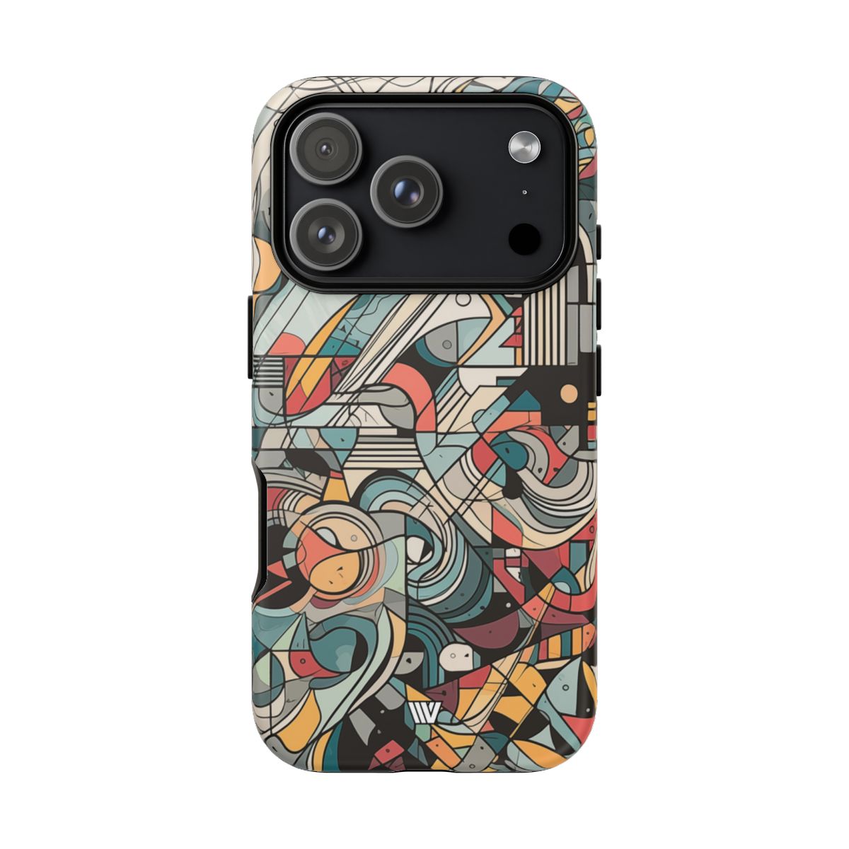 Abstract Doodle #2 Tough Phone Case – iPhone 18 Pro, Matte