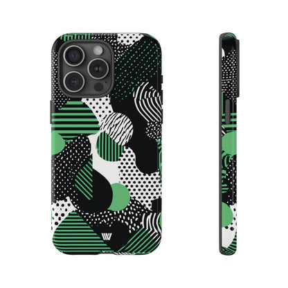 Pattern Clash Tough Phone Case – iPhone 15 Pro Max, Glossy