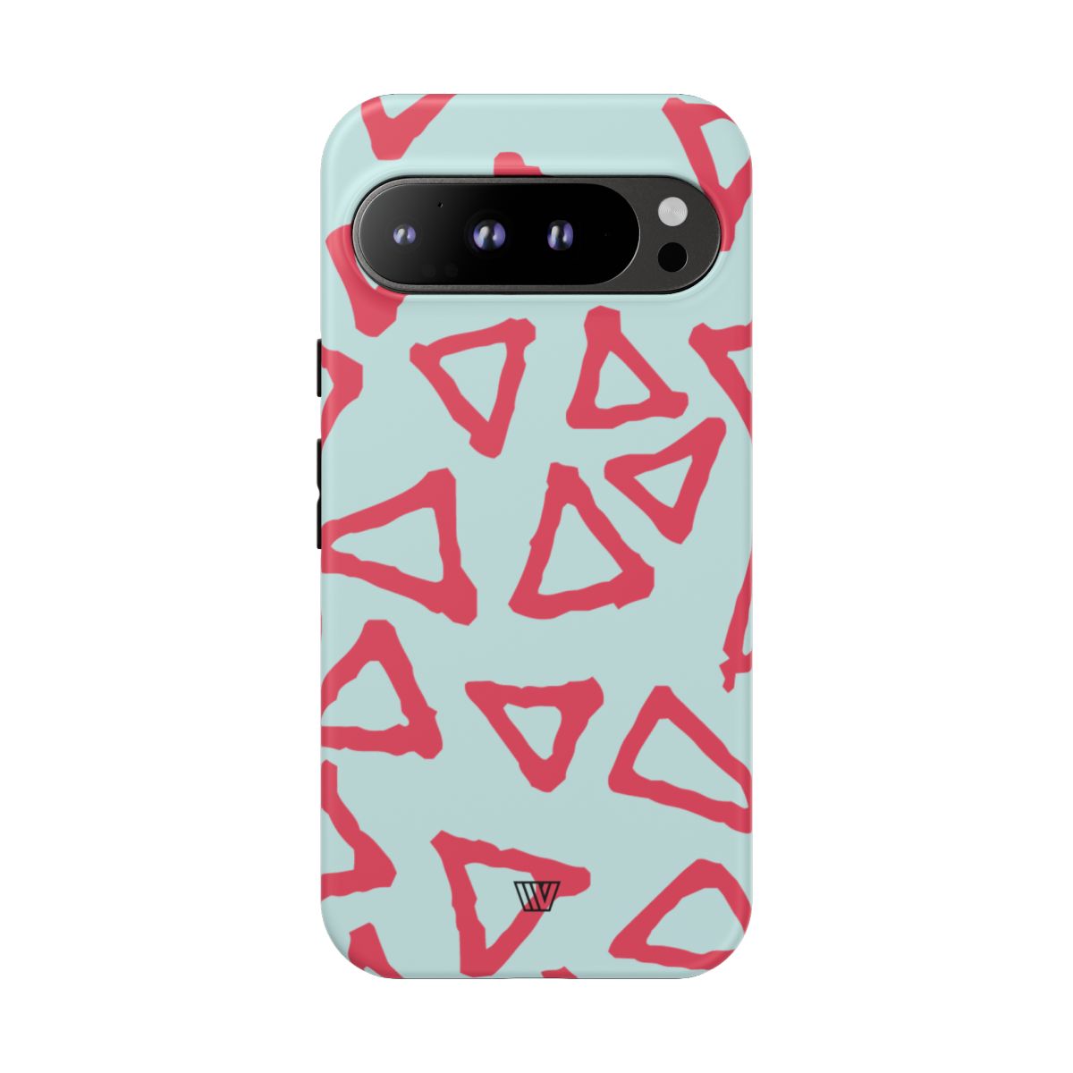 Triangle Doodle Tough Phone Case – Google Pixel 9 Pro XL, Matte