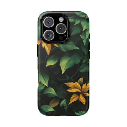 Luxe Leaf MagSafe Tough iPhone Case – iPhone 16 Pro, Matte