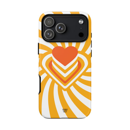Heart Ray Stack Tough Phone Case – iPhone 18 Pro Max, Matte