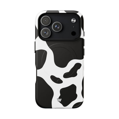 Cow Print MagSafe Tough iPhone Case – iPhone 18 Pro, Matte