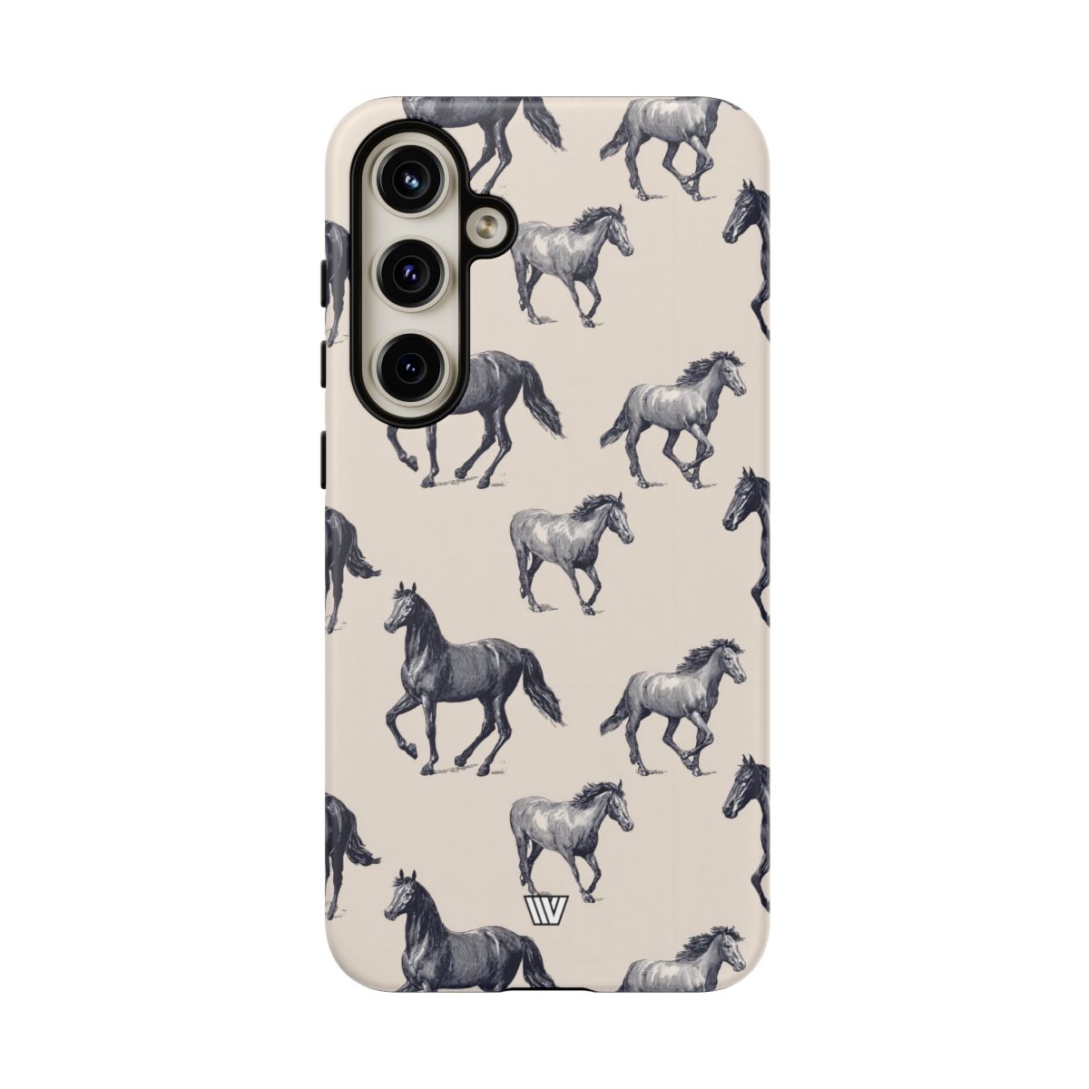 Horse Sketches Tough Phone Case – Samsung Galaxy S24 Plus, Matte