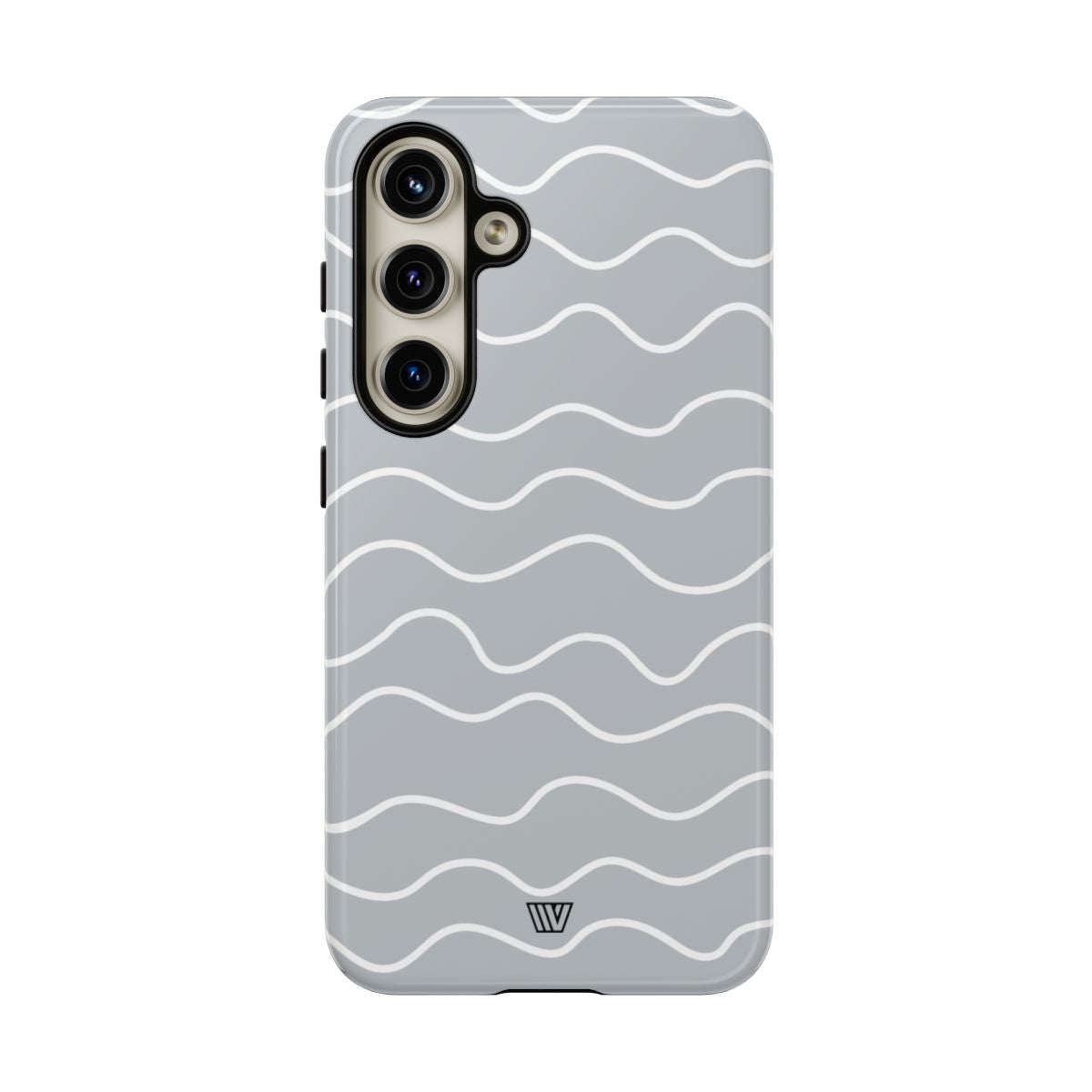 Gray Waves Tough Phone Case – Samsung Galaxy S24, Glossy