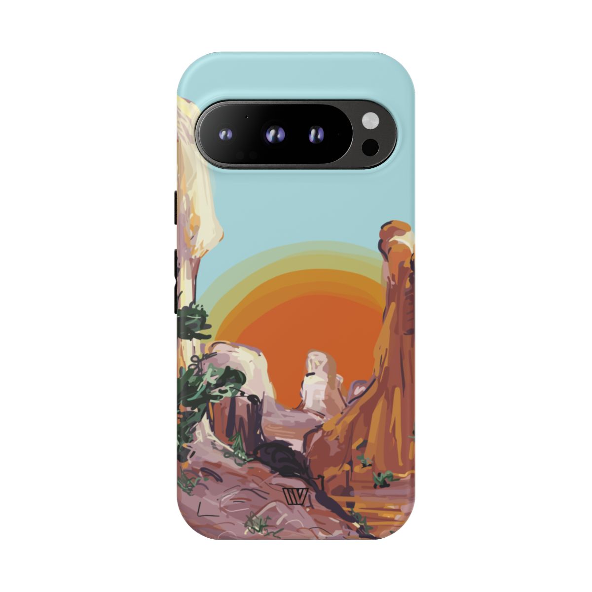 Desert Sunrise Trovvve x Earth Formations Tough Phone Case – Google Pixel 9 Pro, Matte