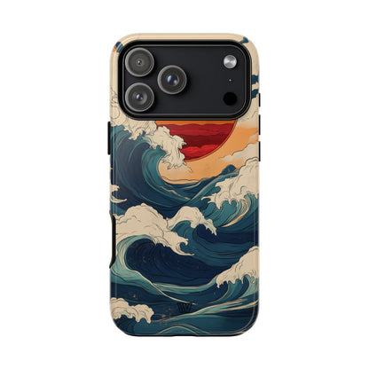 Surge & Sol Tough Phone Case – iPhone 17 Pro Max, Glossy