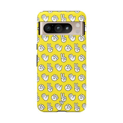 Rock Paper Scissors Tough Phone Case – Google Pixel 8 Pro, Matte