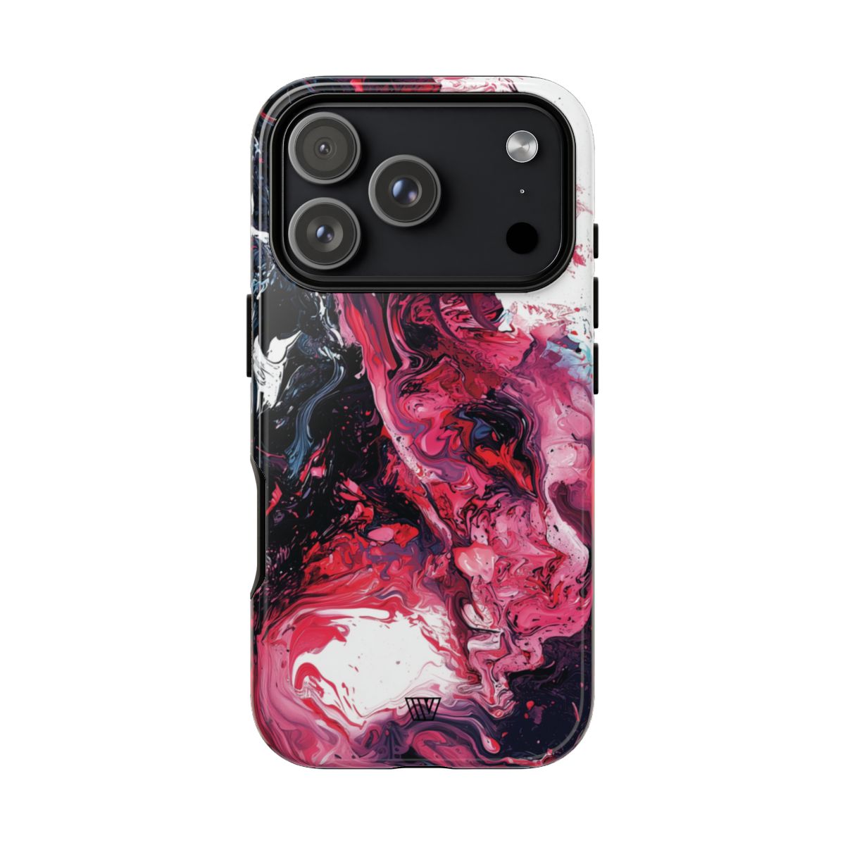 Ruby Flow Tough Phone Case – iPhone 17 Pro, Glossy