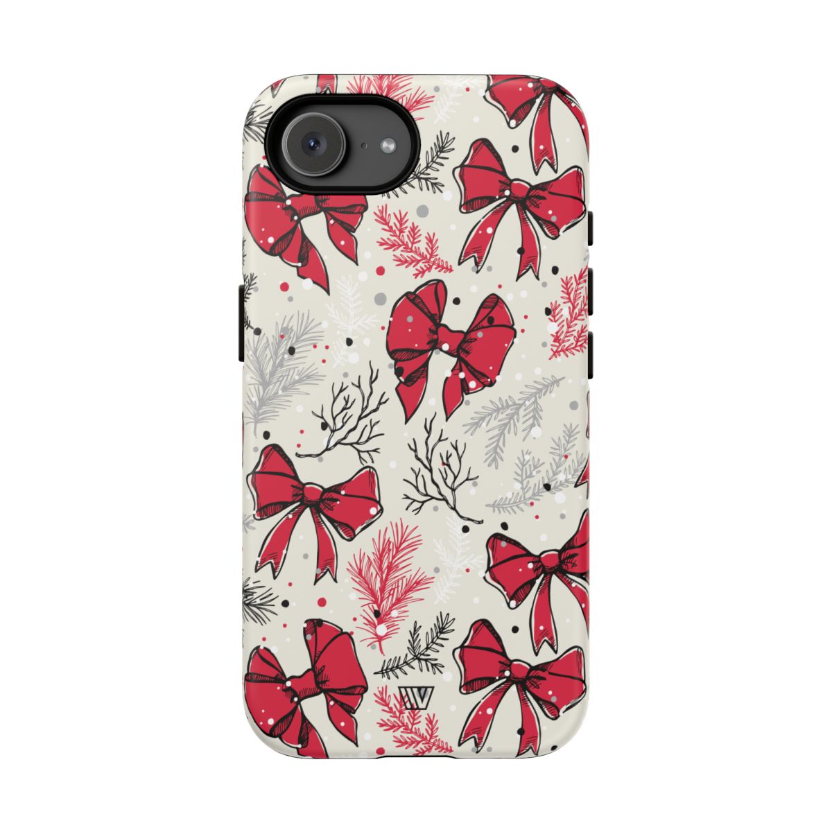 Winter Bows Tough Phone Case – iPhone 16e, Matte
