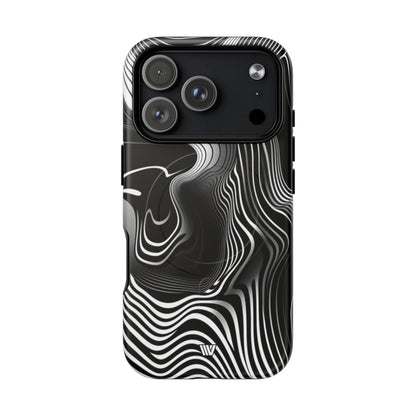 ABSTRACT ZEBRA STRIPES | MagSafe Tough iPhone Case