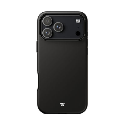 JET BLACK | Tough Phone Case
