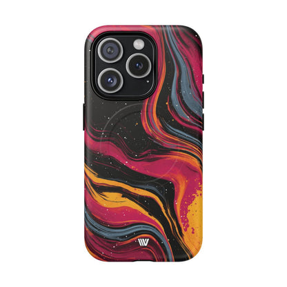 Cosmic Embers MagSafe Tough iPhone Case – iPhone 15 Pro, Matte