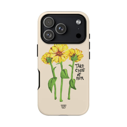 Take Care of Her Tough Phone Case – iPhone 18 Pro, Matte