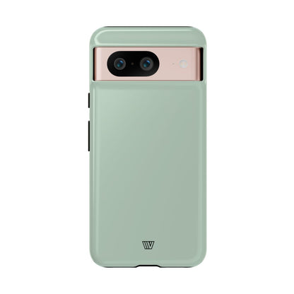 Pastel Green Solid Tough Phone Case – Google Pixel 8, Glossy