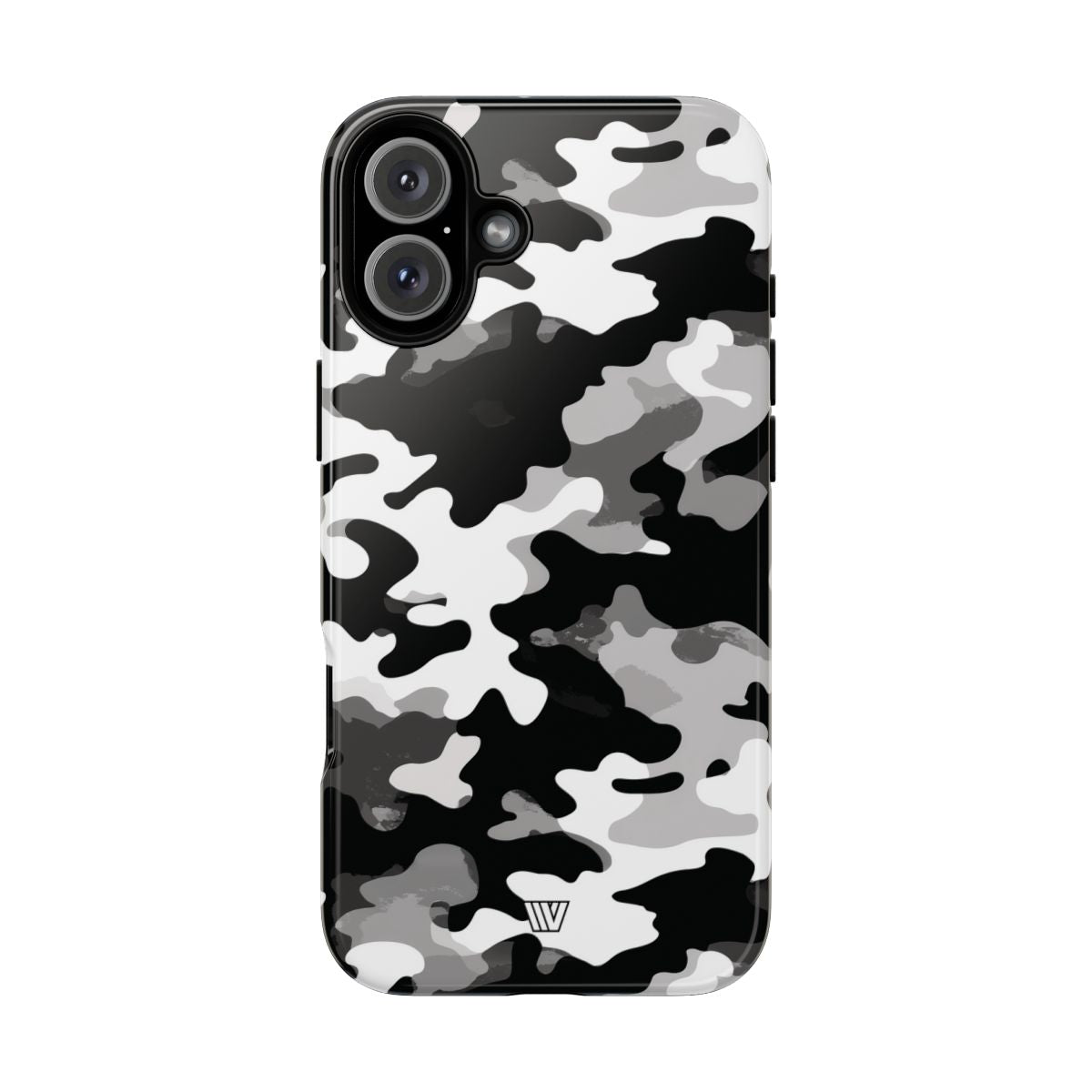 Urban Camo Tough Phone Case – iPhone 16 Plus, Glossy