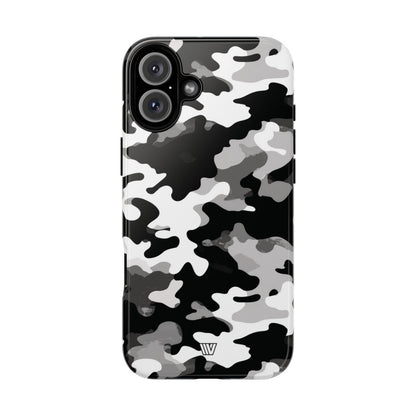 Urban Camo Tough Phone Case – iPhone 16 Plus, Glossy