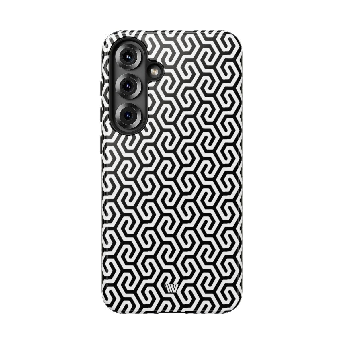 Twisted Grid Tough Phone Case – Samsung Galaxy S25 Plus, Glossy