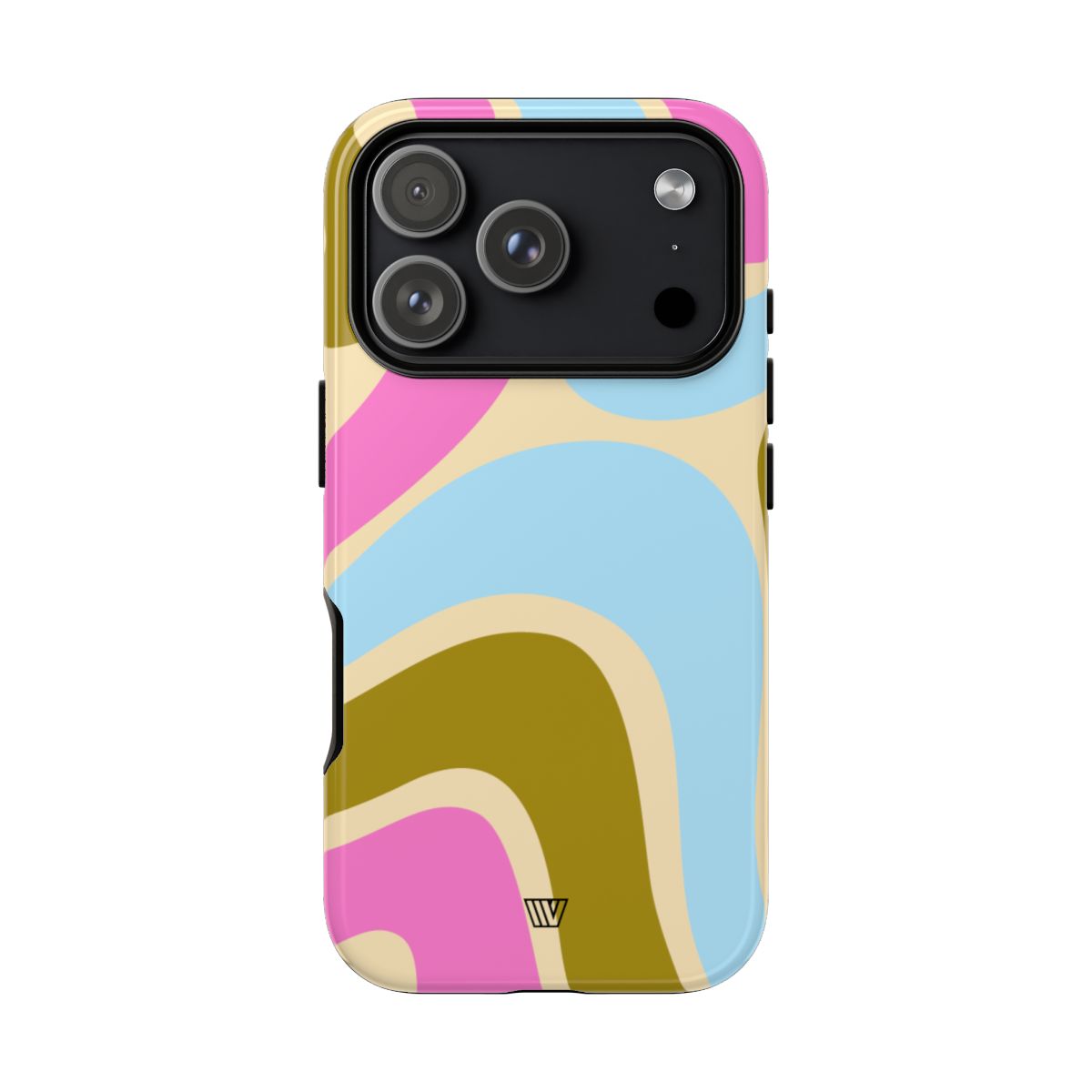 Large Groovy Waves Tough Phone Case – iPhone 18 Pro, Glossy