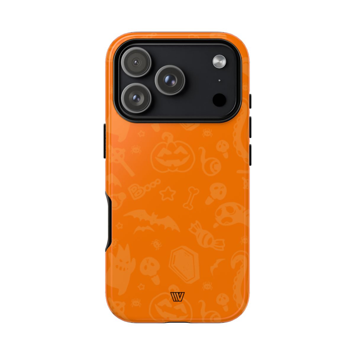 Spooky Halloween Pattern Tough Phone Case – iPhone 18 Pro, Glossy