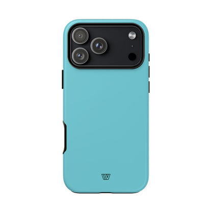 Cyan Tough Phone Case – iPhone 17 Pro Max, Matte