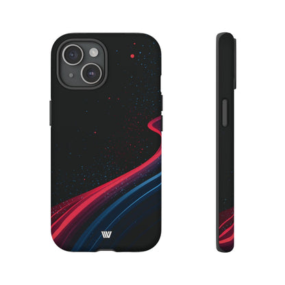 Void Streak Tough Phone Case – iPhone 15, Matte