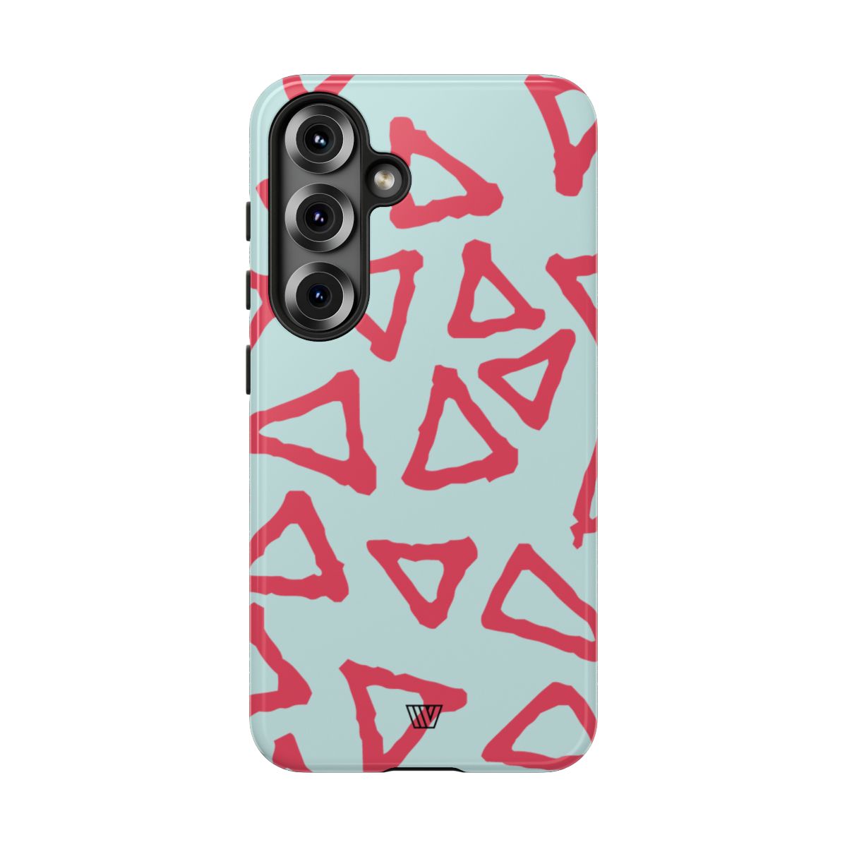 Triangle Doodle Tough Phone Case – Samsung Galaxy S25, Glossy