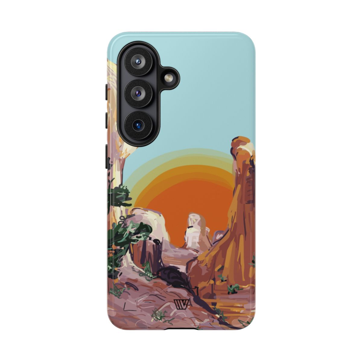 Desert Sunrise Trovvve x Earth Formations Tough Phone Case – Samsung Galaxy S26, Glossy