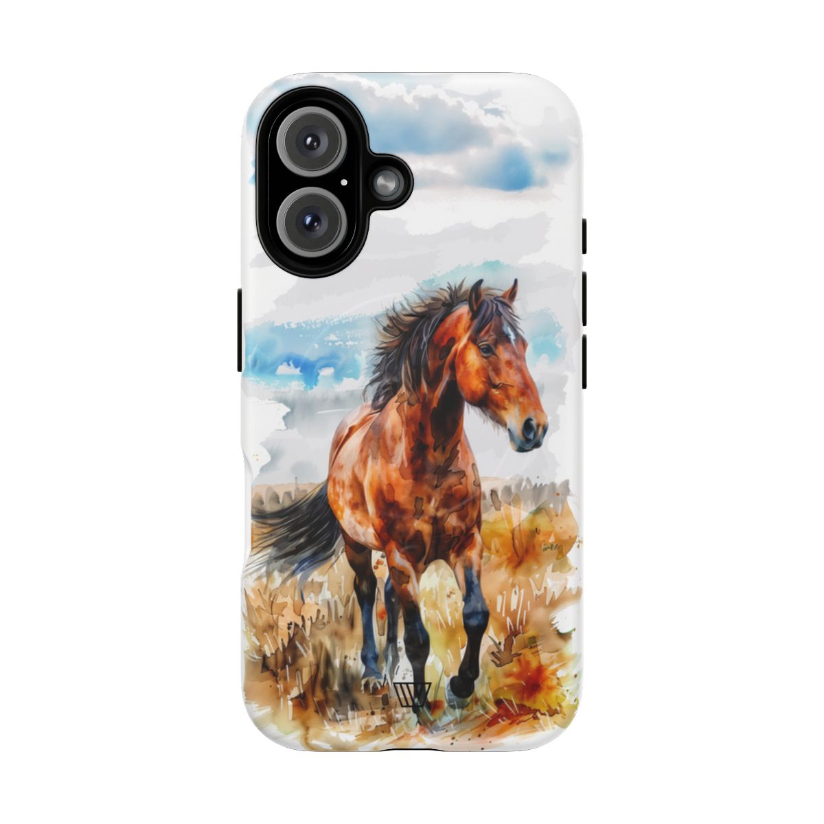 Watercolor Horse MagSafe Tough iPhone Case – iPhone 16, Matte