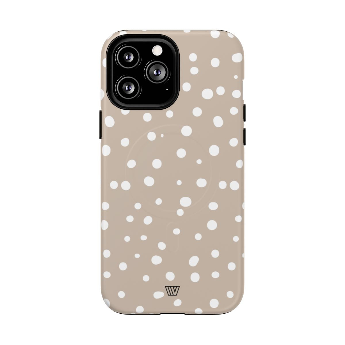 Beige Dots MagSafe Tough iPhone Case – iPhone 13 Pro Max, Matte
