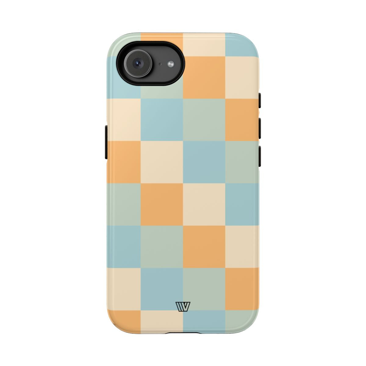 Daisy Checkerboard Tough Phone Case – iPhone 17e, Glossy