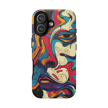 Abstract Gaze Tough Phone Case – iPhone 17, Matte