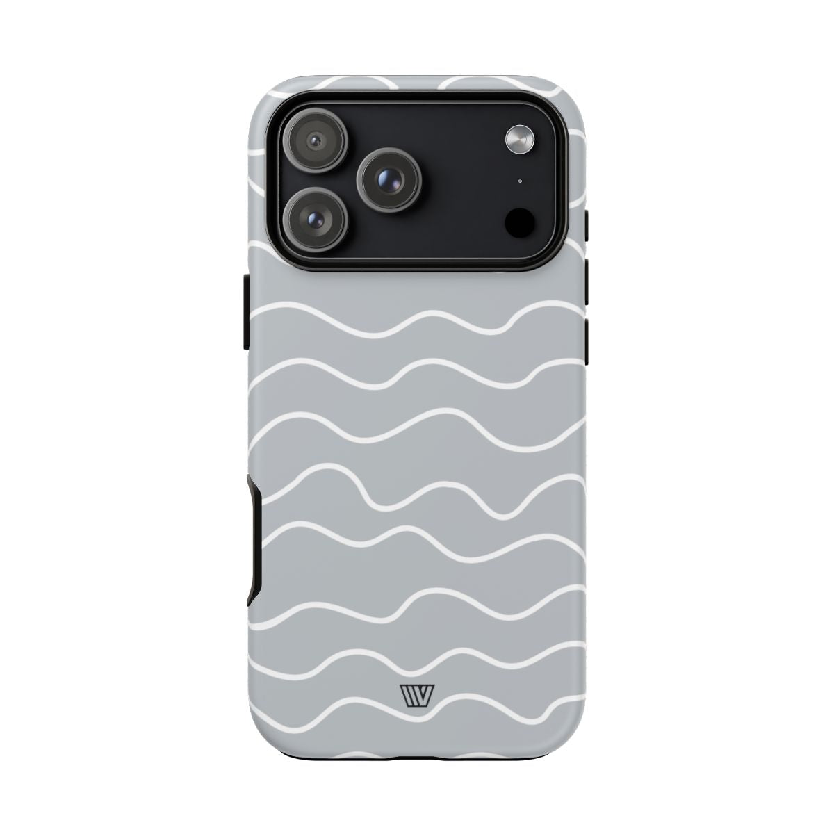 Gray Waves Tough Phone Case – iPhone 18 Pro Max, Matte