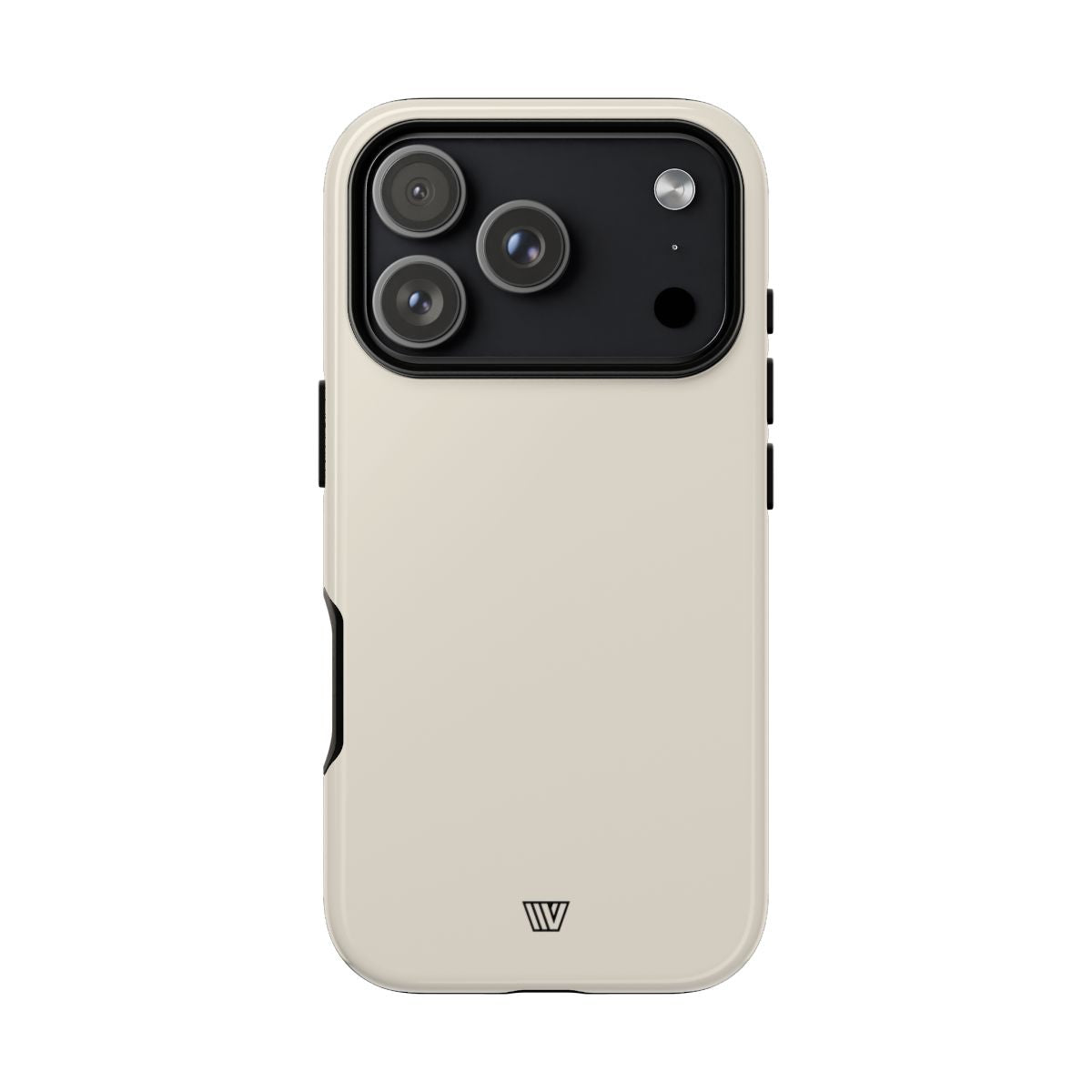 Bone White Tough Phone Case – iPhone 18 Pro, Glossy