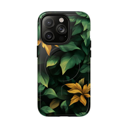 Luxe Leaf MagSafe Tough iPhone Case – iPhone 14 Pro, Glossy
