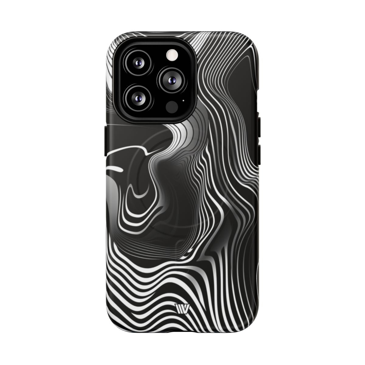 Abstract Zebra Stripes MagSafe Tough iPhone Case – iPhone 13 Pro, Matte